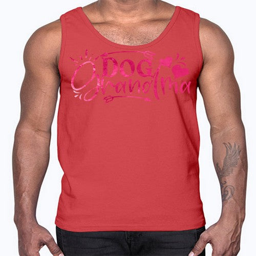 dog grandma 79#- dogs- Cotton Tank