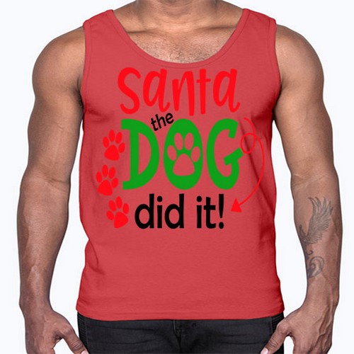 dogdidit 121#- dogs- Cotton Tank