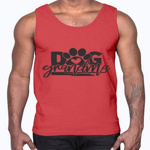 doggrandma 123#- dogs- Cotton Tank