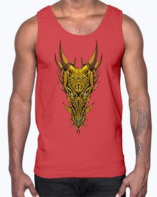 dragon 172#- dragon- Cotton Tank