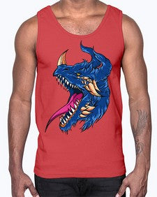 dragon 173#- dragon- Cotton Tank