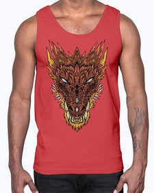dragon 176#- dragon- Cotton Tank