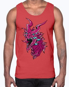 dragon 177#- dragon- Cotton Tank