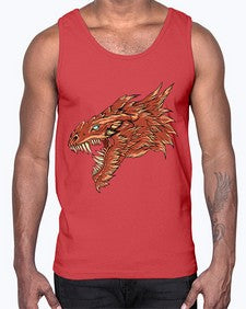 dragon 184#- dragon- Cotton Tank