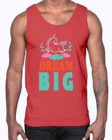 dream big 102#- unicorn- Cotton Tank