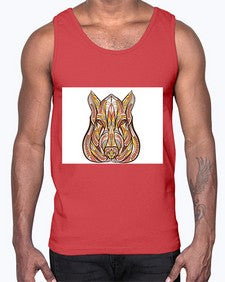ethnic boar 417#- mandala- Cotton Tank