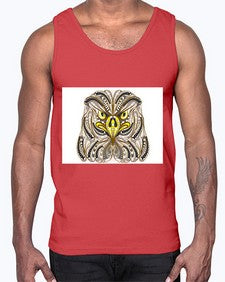 ethnic eagle 421#- mandala- Cotton Tank