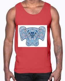 ethnic koala 428#- mandala- Cotton Tank