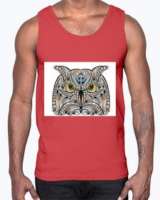 ethnic owl 433#- mandala- Cotton Tank