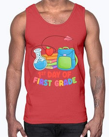 first day of first Grade 100#- first grade- Cotton Tank