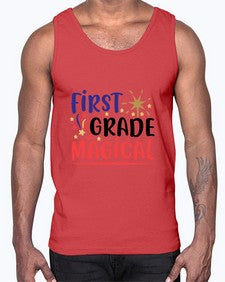 first grade magical 149#- first grade- Cotton Tank