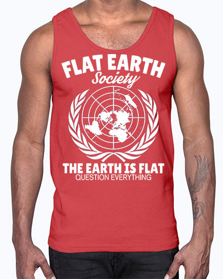 flat earth society 23#- nature- Cotton Tank