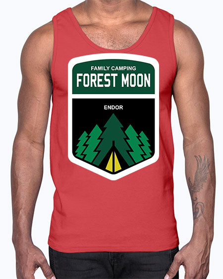 forest moon 8#- moon- Cotton Tank