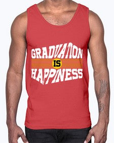 graduation is happiness 223#- graduation- Cotton Tank