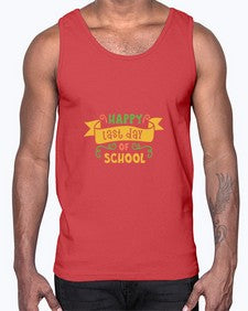 happy last day school 243#- general school- Cotton Tank