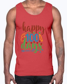 happy one hundred days 244#- one hundred days- Cotton Tank