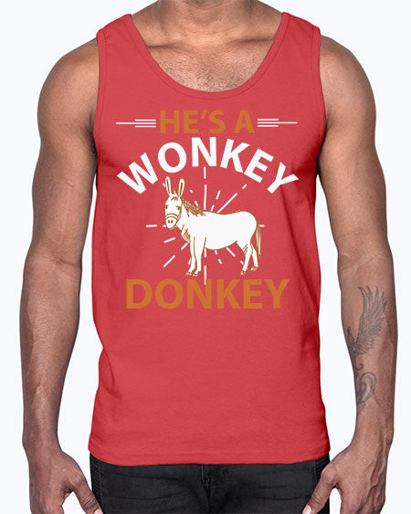 he’s a wonky donkey Style 4#- donkey- Cotton Tank