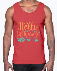 hello fifth grade 260#- fifth grade- Cotton Tank