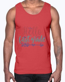 hello first grade 275#- first grade- Cotton Tank