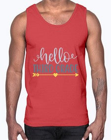 hello third grade 339#- third grade- Cotton Tank
