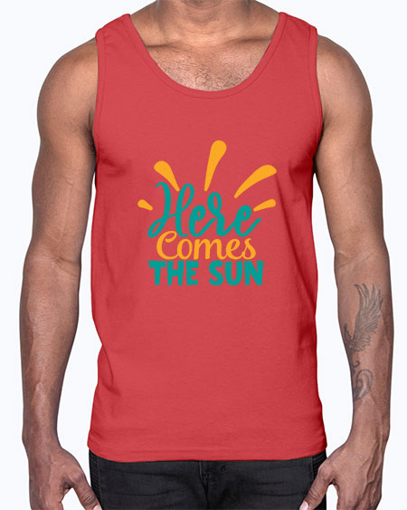 here comes the sun Style 95#- summer- Cotton Tank