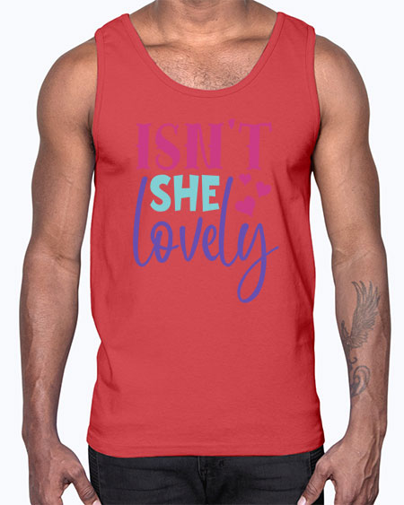isnt she lovely Style 125#- baby- Cotton Tank