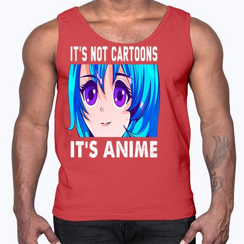 its not cartoons its anime253#- anime- Cotton Tank
