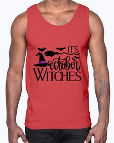 its october witches 34#- witch- Cotton Tank