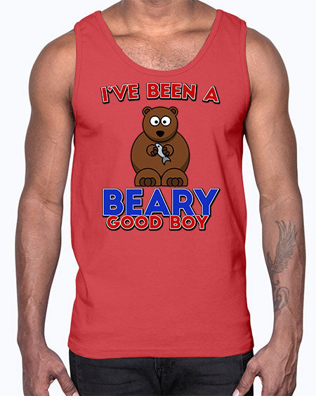 ive been a beary good boy 153#- bears - animals- Cotton Tank