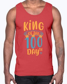 king of the th day 448#- one hundred days- Cotton Tank