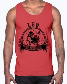 leo 17#- leo- Cotton Tank