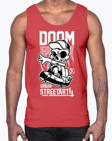 lets skate 725#- art pop art- Cotton Tank
