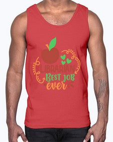 librarian best job ever 473#- librarian- Cotton Tank