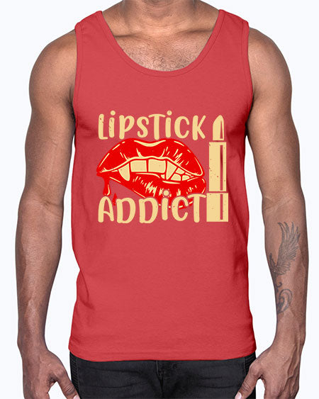 lipstick addict Style 197#-makeup Cotton Tank