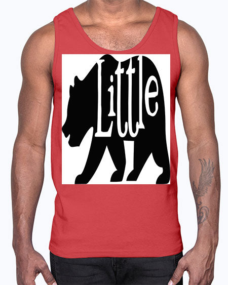 littlebear 169#- bears - animals- Cotton Tank