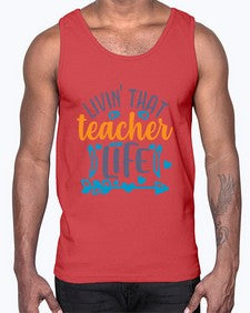 livin that teacher 1062#- teacher- Cotton Tank