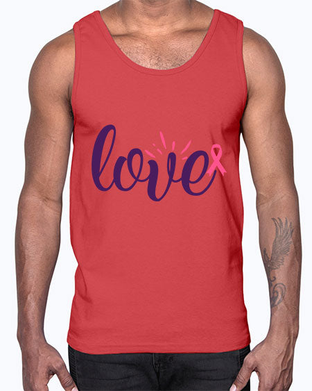 love Style 7#- breast cancer- Cotton Tank