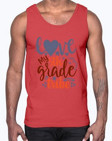 love my fifth grade tribe 518#- fifth grade- Cotton Tank
