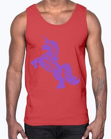 make your own magic colored 283#- unicorn- Cotton Tank