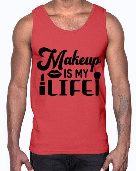makeup is my life 16#-makeup Cotton Tank