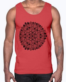 mandala 799#- mandala- Cotton Tank