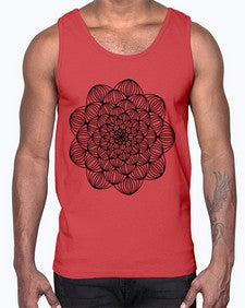 mandala 837#- mandala- Cotton Tank