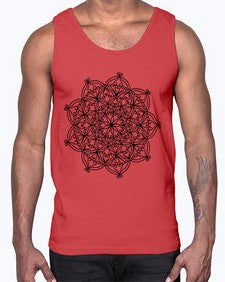 mandala 844#- mandala- Cotton Tank