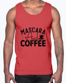 mascare and coffee 1373#- tea- Cotton Tank