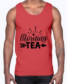 morning tea 1405#- tea- Cotton Tank
