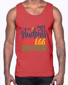 my students are egg strA special Style 295#- teacher- Cotton Tank