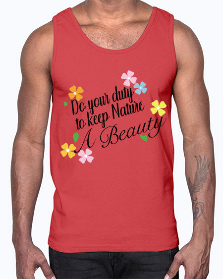 nature beauty 6#- beauty - Cotton Tank