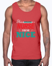 nurse nice 1186#- nurse- Cotton Tank