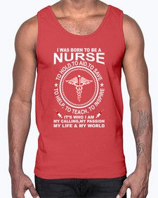 nurse t shirt 1197#- nurse- Cotton Tank