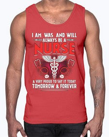 nurse tomorrow and forever 1205#- nurse- Cotton Tank